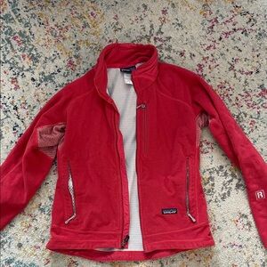 Patagonia Vibrant Red/Orange Fleece Jacket